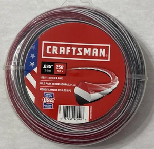 Craftsman .095/2.4MM 250 Ft/76.2M Trimmer Line New Sealed - Picture 1 of 6