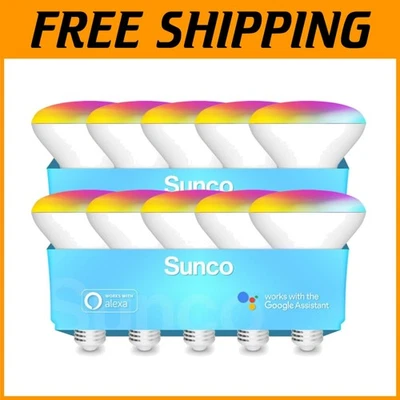 BR30 Smart Bulb, 10 Pack, Compatible with Alexa & Google - Image 1 of 4