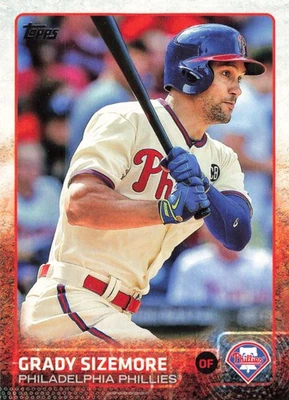 Grady Sizemore 2015 Topps #553 费城费城人队棒球 — 第 1/2 张图片