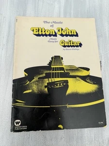 The Music of Elton John Made Easy for Guitar Songbook Spartiti 1975 - Foto 1 di 4