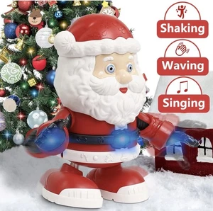 Singender Tanzender Twerking Weihnachtsmann Spielzeug mit Musik Weihnachtsdeko - Bild 1 von 4