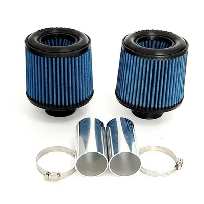 Dual Cone Intake Cold Air Filters for BMW 135i 335i 535i E90 E92 E93 N54 3.0L - Image 1 of 4