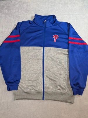 Philadelphia Phillies MLB Track Jacket Zip XLT Extra Large Tall Blue Fanatics  - Image 1 of 4