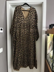 Queenssize Maxi Kleid Musselin Leo 54/56 - Bild 1 von 2