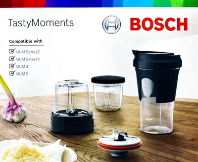 Bosch MUZ 45 XTM1 Tasty­Moments 5-in-1 Multi-Zerkleinerer-Set OHNE ToGo-MIX-BECH - Bild 1 von 2