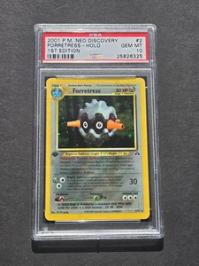 Pokemon PSA 10 1. EDITION NEO DISCOVERY FORRETRESS 2/75 - GEM MINT - Bild 1 von 2
