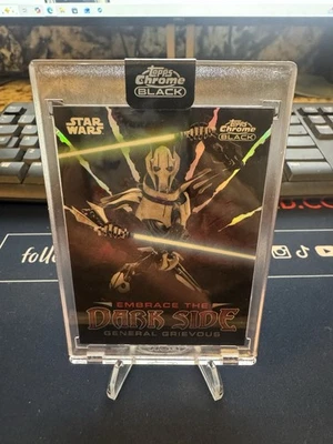 General Grievous 2024 Topps Chrome Black Star Wars EMBRACE THE DARK SIDE #ED-14 - Imagem 1 de 2