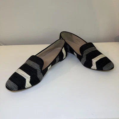 J CREW ITALY WEAVE Vintage Cuero MUJER BALLET PLANO MOCASINES Mary Jane Talla 8.5 Foto 1 de 4