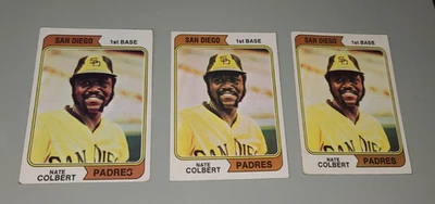 1974 Topps #125 Nate Colbert baseball card lot - Image 1 of 2