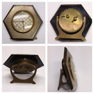 Antike Tischuhr Uhr Gehäuse 925er Silber Made Swiss Handaufzug - Picture 1 of 1