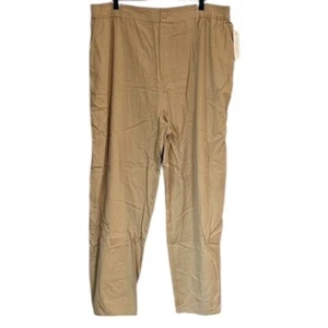 Neu mit Etikett Abound beige hellbraun khaki lässig elastischer Bund Überziehhose - 1X - Bild 1 von 6