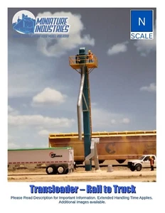 N Scale Transloader Grain Elevator Buildings Structures - Picture 1 of 7