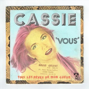 Cassie Vinile 45 Giri 7 " Vous - Tous Les Sogni Di Mon Coeur - C Thaler 73472 F - Picture 1 of 3