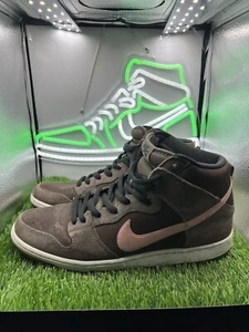 Nike Dunk SB High Pro 2013 Chocolate Brown Pink White 305050-262 Size 13 - Picture 1 of 15
