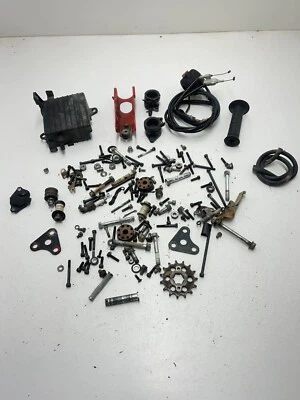 Yamaha XT600 1985 85 Xt 600 ¡Lote OEM! Acelerador de pulgar con soporte de montaje de hardware de perno Foto 1 de 4