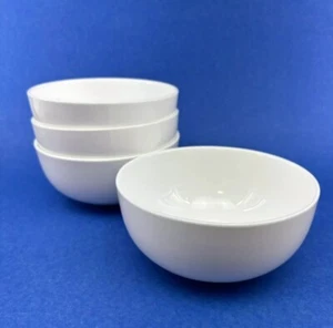 Mikasa Bone China LAUSANNE Set/4 weiße Müsli Suppenschüsseln 6", NEU - Bild 1 von 5