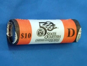 2008 HAWAII QUARTER ROLL (D MINT) - Picture 1 of 1