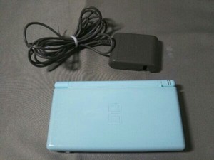 Nintendo DS Lite Ice Blue with AC Charger GOOD CONDITION