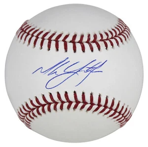 Giants Mike Yastrzemski Authentic Signed Oml Baseball Autographed MLB & Fanatics - Picture 1 of 3