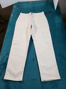 Banana Republic Jeans Sz 8 Petite Womens Beige Cargo Pants Stretch Ladies NWT - Picture 1 of 16