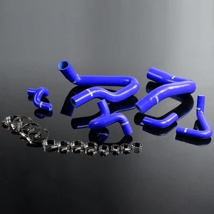 Silicone Radiator Hose Piping Kit Fit For 1986-1993 Mustang GT LX Cobra 5.0 Blue - Bild 1 von 12