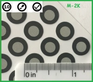 Positionierziele für 3D-Scannen M-2K, reflektierend, schwarz Kontur, über Nacht - Bild 1 von 12