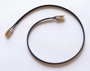 Mogami 2965 with Switchcraft RCA plugs, Audiophile Low Capacitance Dual Cable - Picture 1 of 11
