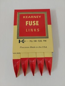  Kearney 2.00 Amp Type X  Fuse Links Lot of 5  - Picture 1 of 8