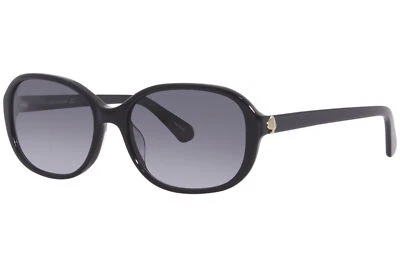 Gafas de sol para mujer Kate Spade Izabella/G/S negras/grises degradadas forma ovalada 55 mm Foto 1 de 4