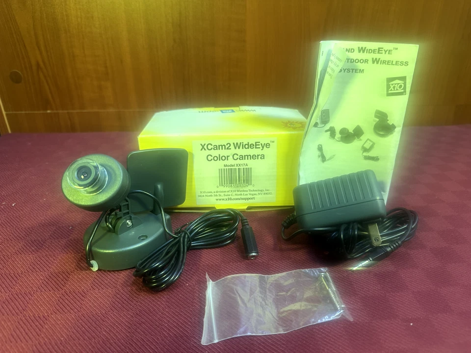 X10 XCam2 WideEye Color Camera Model XX17A Wireless Security Camera - Image 1 of 1