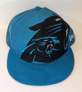 New Era 9FIFTY Carolina Panthers Double Logo Hat NFL Snapback - Picture 1 of 7