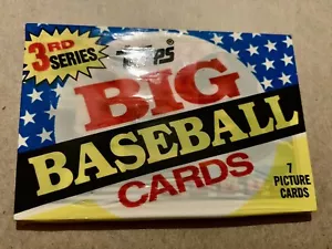 1989 Topps Big Baseball Serie 3 versiegeltes Cellopack - möglich Johnson RC? - MENGE - Bild 1 von 2