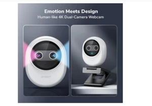 EMEET Piko 4K Webcam 4K, 3 Mics & 3 Sound Modes, USB Webcam with Clip - Picture 1 of 10