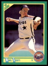1990 Score Mike Scott Baseball Cards #40