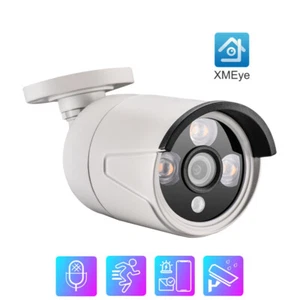 XMEYE 3MP IP Camera Human Detect Audio Outdoor H.265 Bullet CCTV Video POE+DC - Picture 1 of 12