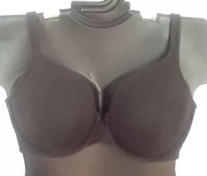 Cotton Full Coverage Bra Lightly Lined BLACK Cacique Lane Bryant NWOT - Picture 1 of 11