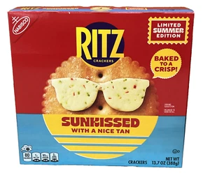 Ritz Sunkissed With a Nice Tan Baked to a Crisp Crackers 13.7 oz Limited Edition - Picture 1 of 1