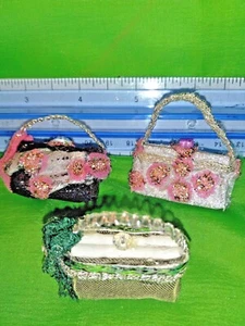 3 Borse NUOVE per Barbie o Bambole Compatibili da 11" a 18" di Altezza. Le borse non si aprono. - Foto 1 di 4