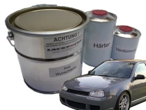 5 Liter SET 2K Autolack geeignet für Audi geeignet für VW LY7C Nardograu inkl. - Bild 1 von 1