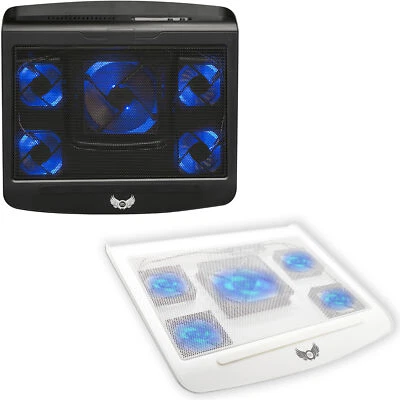 SK Notebook Laptop Kühler Cooler Kühlpad Ständer 5x LED Lüfter für 10 - 17 Zoll - Bild 1 von 4
