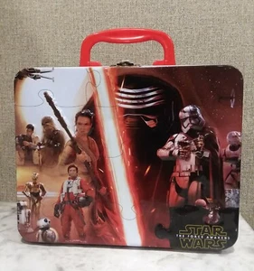 STAR WARS: The Force Awakens Tin Lunch Box 3D Embossed Collectible Force - Picture 1 of 9