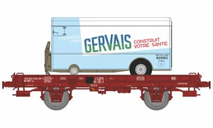 Ree Modeles H0 WB-653 Abschleppwagen Pritsche UFR mit Ladung, SNCF Ep. IV - Bild 1 von 1