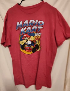 Super Mario Men's Mario Kart Since 92 Retro Video Game T-Shirt Size Large - Picture 1 of 4