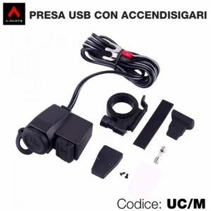 Presa USB accendisigari waterproof moto BMW,Honda,Yamaha,Ducati,Kawasaki,Suzuki - Picture 1 of 9