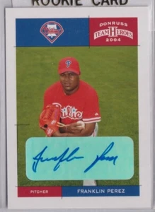 2004 Donruss Team Heroes Autographs #321 Franklin Perez - Bild 1 von 1