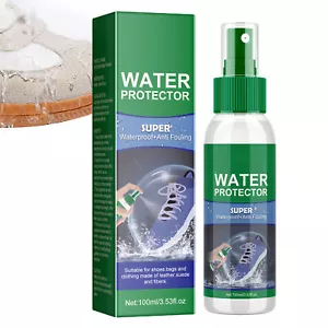 100ml Waterproof Shoe Protector Water and Stain Shield Fabric Protector Spray - Picture 1 of 12