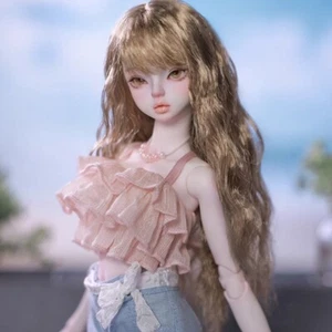 Muñeca BJD de resina 1/4 muñeca rótula SD niña maquillaje facial ojos cumpleaños muñeca desnuda - Imagen 1 de 8