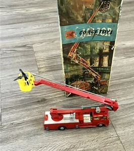 Corgi Major Toys 1127 Simon Snorkel Fire Engine W/Box Diecast UK Truck Vintage - Picture 1 of 17