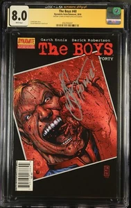 ANTONY STARR SIGNED The Boys #40 Comic 2010 Dynamite Entertainment CGC JSA 8.0 - Picture 1 of 2