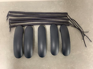 5 x Pieza de mano/receptor Siemens Optipoint 500 con nuevos cables rizados - Imagen 1 de 3
